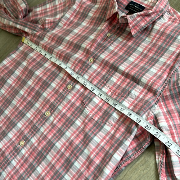 Lucky Brand Saturday Stretch Men’s Long Sleeve Checkered Shirt - Size L - Picture 6 of 9